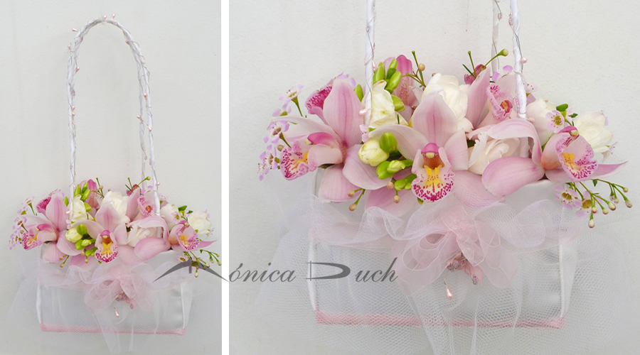 Cartera con Orquideas